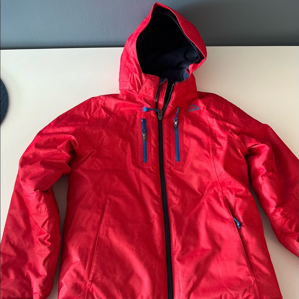 LL Bean girls fall/winter weatherproof coat